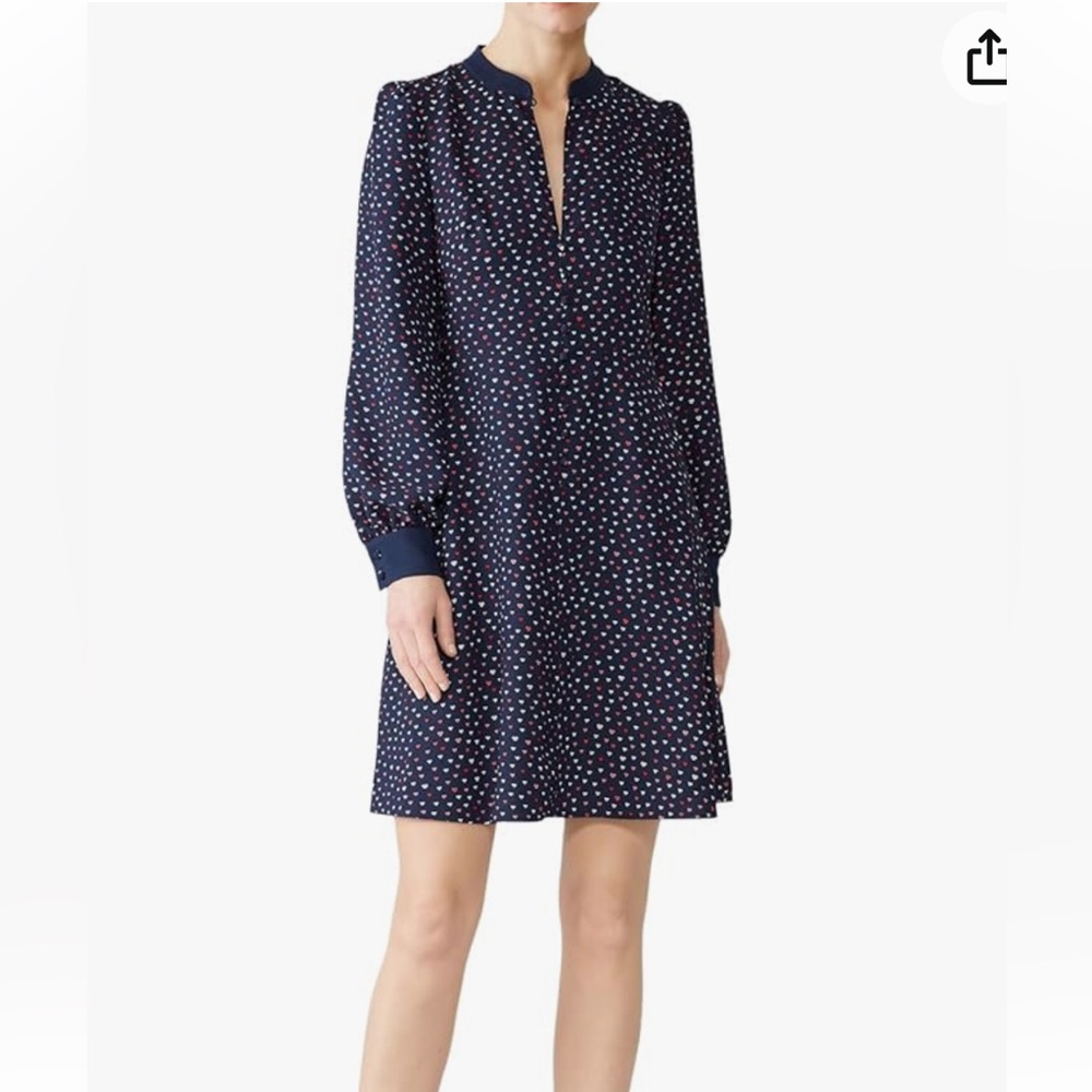Kate Spade Lips Crepe Dress Size 0
